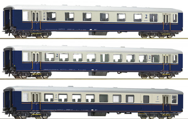 Roco 6200244 - PRIV 3er Set Schlierenwagen Regiobahn E6