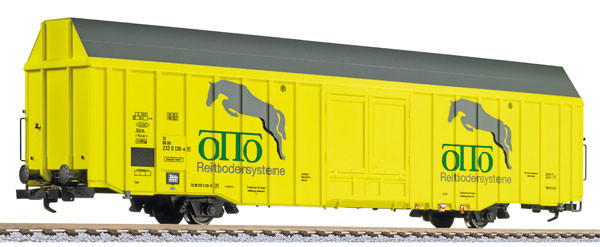 Liliput 235805 - DB AG Großräumiger Güterwagen Hbbks Ep.5, "OTTO Reitbodensysteme", Wagen leicht gea