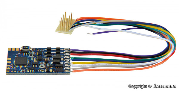 Viessmann 5245 - Lokdecoder mit Schnittstellenstecker 8 polig NEM652