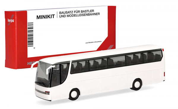 Herpa 014359 - MiniKit Setra 315 HDH, weiß (1 Stück)