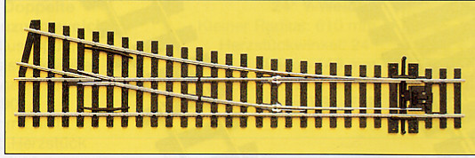 Peco SLE195 - Code75 Weiche rechts 12* MittlererRadius: 914mm, leitendes Herzstück