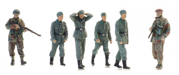 Artitec 5870065 - WM-Kriegsgefangene + britische Fallschirmjäger (6x)