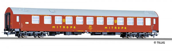 Tillig 79107 - DR Schlafwagen WLABm rot "Mitropa" Typ Y Ep.4, AC
