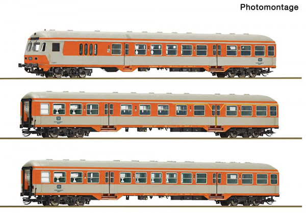 Roco 6290090 - 3er Set n-Wagen Citybahn DB-AG DCC
