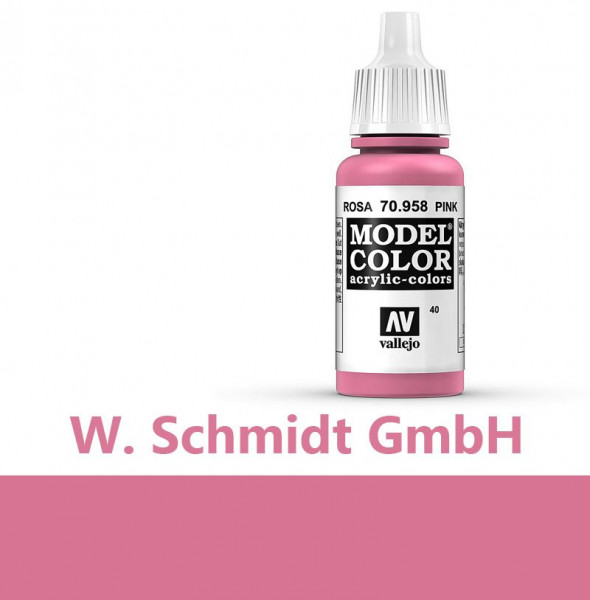 Vallejo 770958 - Model Color Farbe Rosa, Matt, 17 ml
