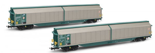 Rivarossi HR6598 - FS Set 2-teilig Großraum-Schiebewandwagen Habillss XMPR Lackierung Ep.5-6