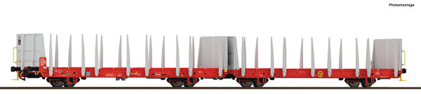 Roco 6600496 - ÖBB Holztransportwagen Laaprs ÖBB RCW #1 E6
